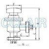 CD-J16B，CD-J25B，CD-J40B，CD-J50B，超高真空擋板閥